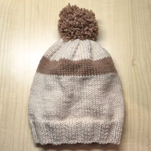Handmade, with love by Grandma, Beanie 
Pompom style top